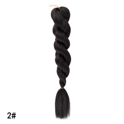 24Inch Ombre Synthetic Braiding Hair Extensions Jumbo Braids Hair for Women Crochet Braids Hair for African Hair Styling
