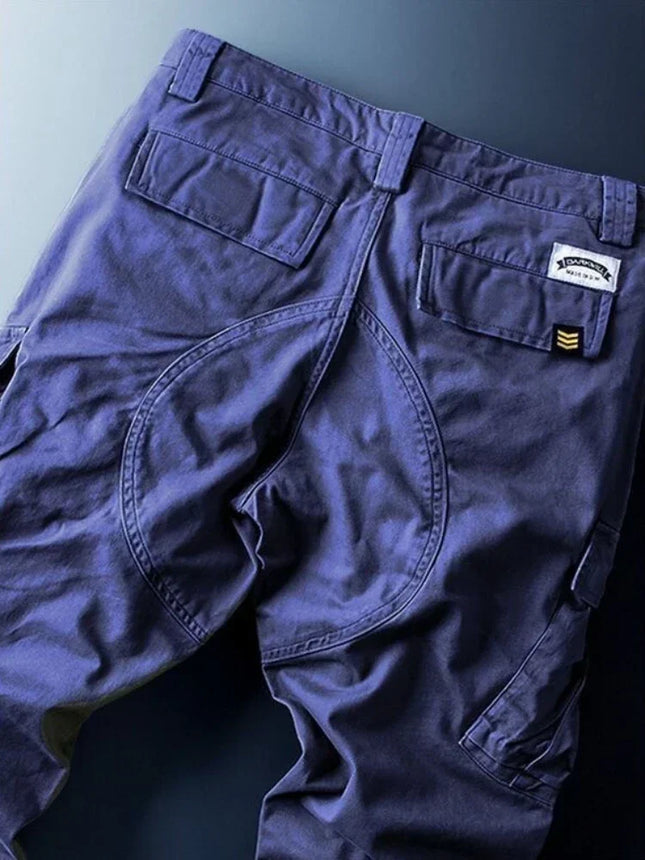 Male Trousers Khaki Loose Stretch Slim Men's Cargo Pants Harajuku Aesthetic Large Size Long With Korean Style Emo New In Big