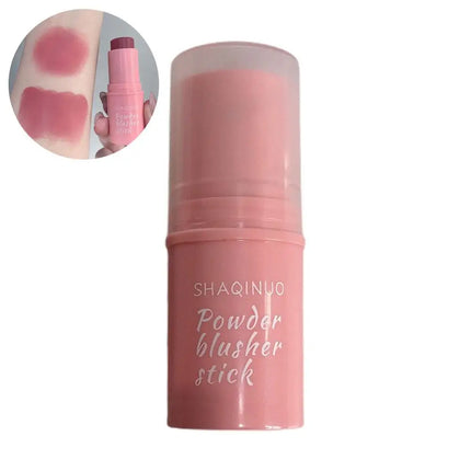 SHAQINUO 3 Colors Korean Rendering Complexion White High Punche Students Smooth Blush Stick Naturally Saturated Girl Color