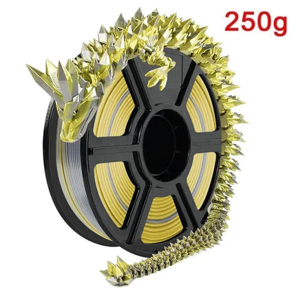 Dual Color Filament Silk PLA 1.75mm 1kg/500g/250g 3D Printer Filament High SpeedShiny PLA Multicolor Black Red Blue Bundle