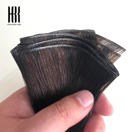 Genius Weft 100G/pc Real Remy Human hair Straight Invisible Chinese Hair Extensions Hair Bundles For Women Hair Weave 16-22 Inch