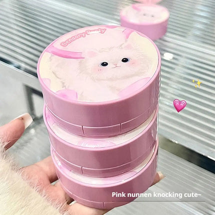 Two In One Cushion Matte Powder & Concealer Makeup Oil-Control Foundation Makeup Pore Invisible Concealer Long-Lasting Makeup