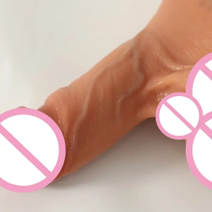 Multiple Styles FTM Packers Wholesale 2-in-1 Ultra Soft Silicone Hollow Penis Sleeve with Large Scrotum Prosthetic Stroker