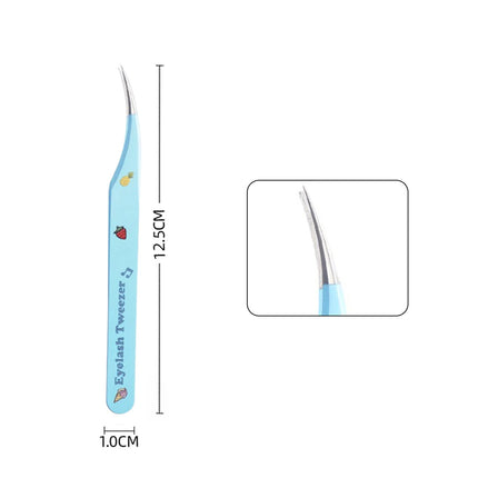Eyelashes Tweezers Stainless Steel For Lashes Extension Supplies Makeup Tools Nail Art Accessories Rhinestone Picker Tools