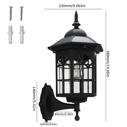 1PC Retro Landscape Solar Pathway Light Tungsten Filament Lamps Outdoor Garden Street Floor Decorative Solar Garden Led Lights
