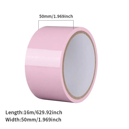 BDSM  Bondage Tape PVC Inviscid Binding Tape Electrostatic Static Adsorption Duct Tape for BDSM & Adult Play Restraints