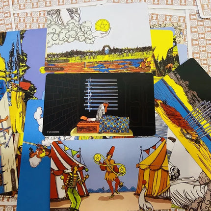 New RWS Panorama Tarot cards A 78 Deck When Wide Angle Lens Show You New Perspective of RWS Board games