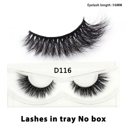 LEHUAMAO  3D Mink Lashes Wholesale Mink False Eyelashes Bulk 10/30/50 Pairs Soft Fluffy Natural Mink Lashes Makeup Mink Eyelashe