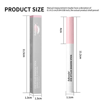 8 Colors Eyeshadow Stick Long Lasting Waterproof Shimmer Glitter And Matte High Pigmented Eyeshadow Pencil Crayon Korean Makeup