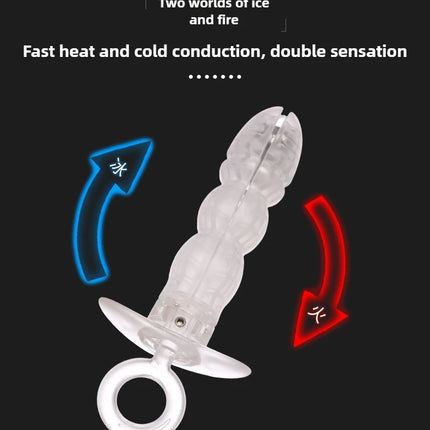 Anal Training System - Resin Adjustable Dilator Expander for Adult Men and Women Butt Stretching, BDSM Play & Fisting Practice