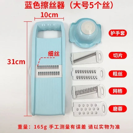 5 in 1 Multi-Functional Vegetable Chopper Onion Chopper Food Chopper Kitchen Mandoline Slicer Veggie Dicer Cutter