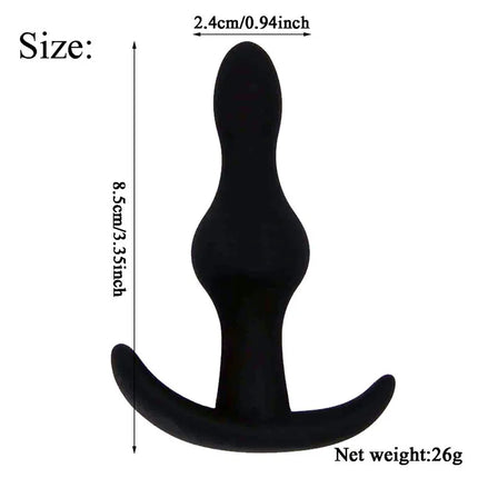 5pcs/Set Anal Plug Beads Soft Silicone Anal Butt Plug Stimulator Adult Sex Toys for Men/Women Prostate Massager Anal Trainer ﻿
