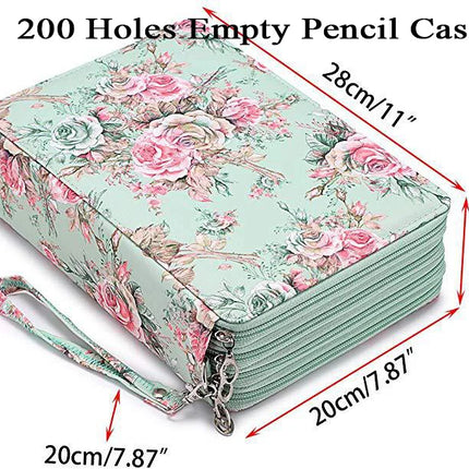 72/120/168/200 Slots School Pencil Cae for Girls Stationery Box Organizer Large Capacity Pencilcase Kawaii Pen Bag Office Pouch