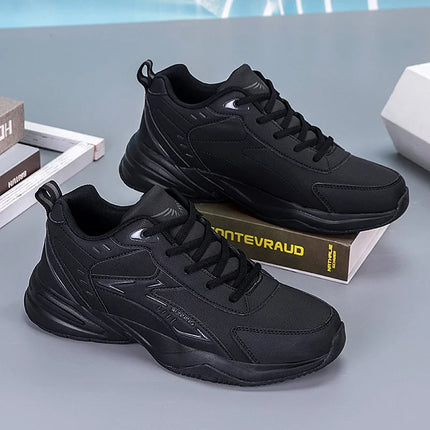Chunky Sneaker for Men Thick Sole Versatile 2025 New Trend Mesh Lace Up Breathable Casual Sports Shoes Increased Soft Soles