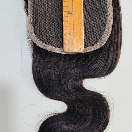 Phashion Ear to Ear 13X4 Lace Frontal Straight 4x4 5X5 Closure Only Body Wave Pre Plucked Swiss Transparent 100% Remy Human Hair
