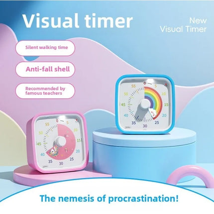 Timer Kids Self Discipline Device Visual Time Management Tool Primary School Students Study Homework Focus Aid Learning Clock