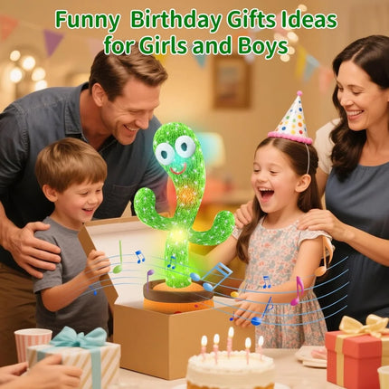 Talking Cactus Toys for Baby Dancing Singing Cactus Mimicking Toy with 120 English Songs Birthday Christmas Gifts for Kids