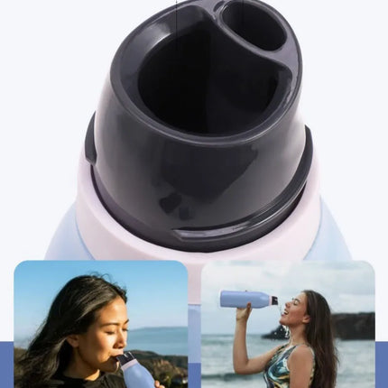 18oz/24oz Portable Thermos Cup Vacuum Cup Stainless Steel Vacuum Flask Cold&Hot Sport Pot Car Cup Travel Mug Insulated Cup