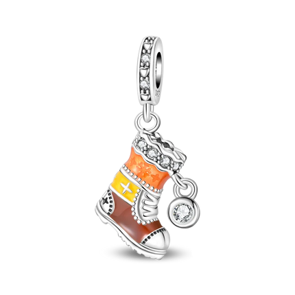 Original 925 Sterling Silver Charms Beads Cute Mushroom Unicorn Love Wings Pearl Charm for Bracelet Pendant Woman Girl Jewelry