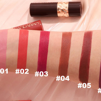 6PCS Velvet Matte Lipstick Set Highly Pigmented Long Lasting Non Drying Silky Smooth Lip Makeup Gift Box For Women