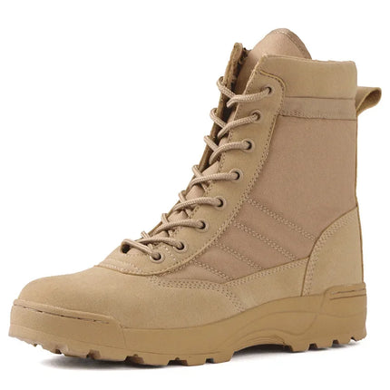 Tactical Boots Men Boots Special Force Desert Combat Boots Outdoor Hiking Boots Ankle Shoes Men Work Safety Shoes