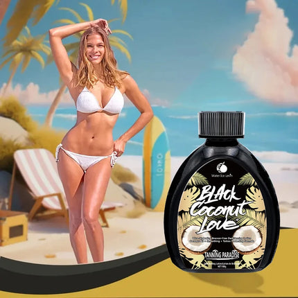 Tanning Lotion - Rich in Ceramide, Glycerin, Mineral Oil, and Collagen, It Moisturizes the Skin and Allows You to Achieve a Coppery and Deep Brown Color