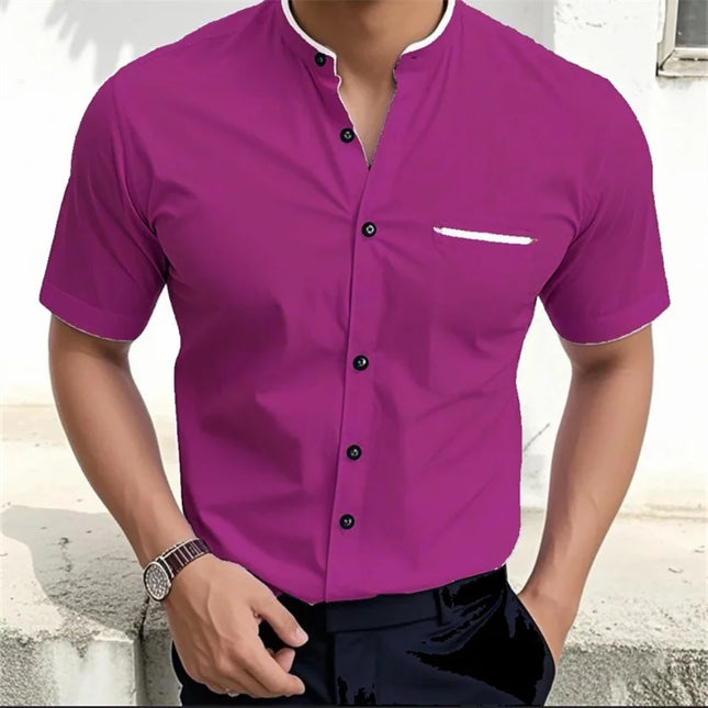 Men's shirts, 3D printed men's tops, plus size business office clothing, XS-6XL, comfortable and soft fabric, fast delivery