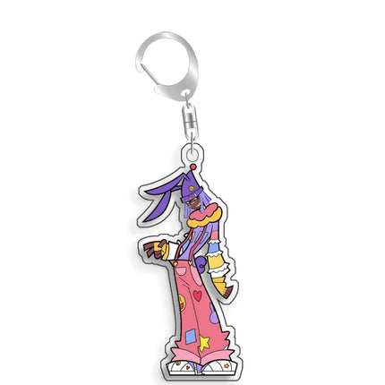 For The Amazing Digital Circus Jax Pomni Ragatha Gangle Acrylic Selfmade Cute Cartoon Anime Keychain Pendant Toy Gifts 5cm