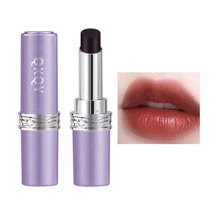 Velvet Matte Dark Magic Lipstick Long-Lasting Waterproof Lipstick Hydration Lip Gloss Nourishing Lightweight Smooth Essence Care