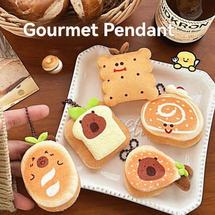 Gourmet Dolphin Doll Pendant Versatile Bag Doll Pendant Cute Creative Keychain