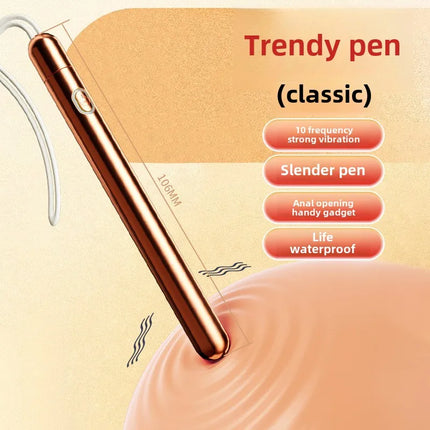 Mini Anal Vibrator Prostate Massage Sex Toy for Women Men Vibrating Buttplug Powerful Clitoral Stimulator Adults Bullet Vibrator