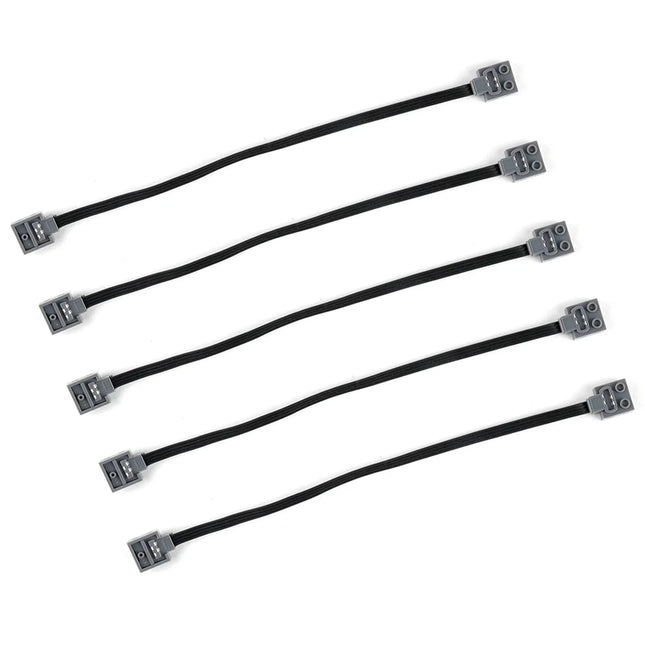 5/10PCS Legoeds Power Extension Wire 25/50cm for Motors 8886/8871/8870 LED Light Compatible with Technical MOC