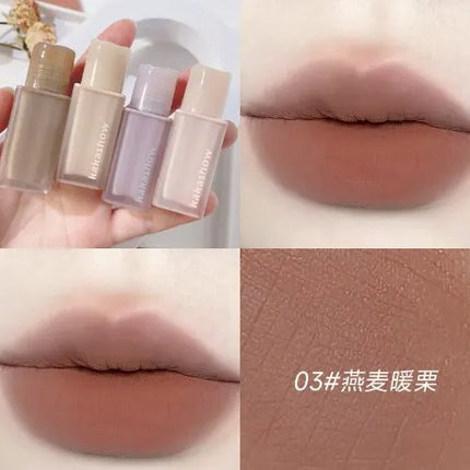Matte Lip Glaze Nude Lipstick Matte Velvet Durable Gloss Velvet Liquid Lipstick Strong Makeup Red Waterproof Sexy