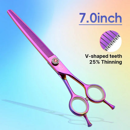 Fenice 6.5/7.0 inch JP440C pet scissors dog grooming scissors thinning scissors shears for animal hair tijeras peluquería canina