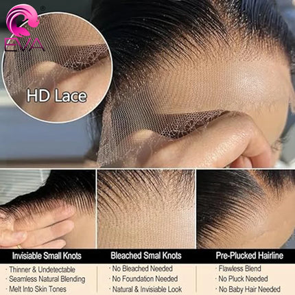 7x7 6x6 5x5 HD Lace Closure Straight Human Hair Melt Skins Pre Plucked 13x6 HD Lace Frontal Only Virgin Hair 2x6 HD Lace Closure
