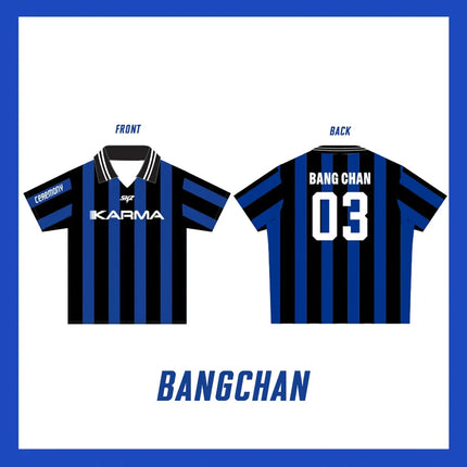 Stay KARMA Album Fans Jersey Support Shirts FELIX BANGCHAN HYUNJIN Streetwear Loose Clothes Tshirt Short Sleeve Tops T-shirt