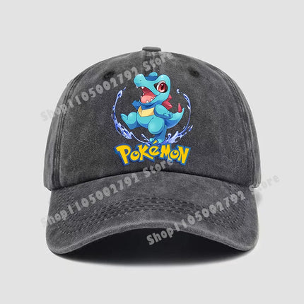 Pokemon Baseball Caps Pikachu Kawaii Anime Figures Sunshade Hats Summer Outdoor Parent-Child Sunhat Trendy Duck Tongue Cap Gift