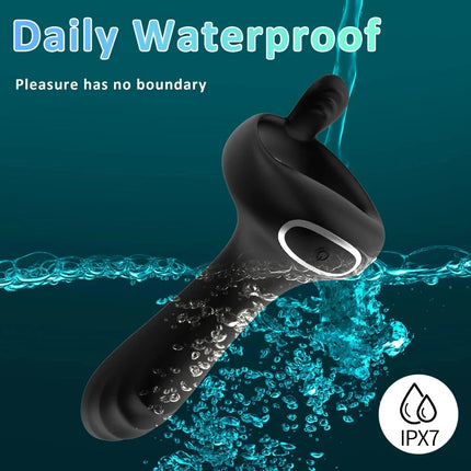 Wireless Bluetooth Cockring Vibrator Male Delay Ejaculation Remote Control Penis Sleeve Vaginal Stimulator Sex Toys for Couple