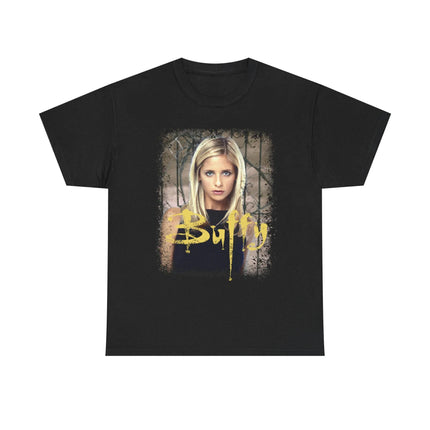 Buffy the Vampire Slayer T-shirt Women Men Oversized Y2k Clothing Streetwear Harajuku High Street Hip Hop Female Male Clothes Tee