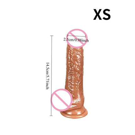 Realistic Wearable Strap on Dildos for Women G Spot Masturbation Anal Vaginal Stimulation Big Penis Adult Standard Size Sex Toy