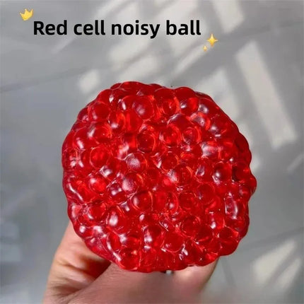 Ice Bead Squishy Balls - Super Soft Mochi Fidget Toy with Slow Rebound Texture for Anxiety Relief & Relaxation