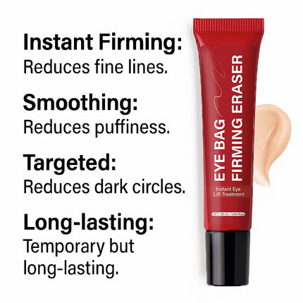 Retinol Eye Cream Firming Eye Bags Lightening Dark Circles Anti Aging Moisturizing Tightening Skin Instant Eye Lifting Treatment