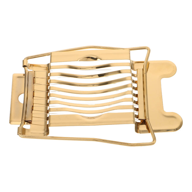 Egg Slicer, Fruit and Vegetable Cutting Gadget, Golden All-Purpose Separator Tool