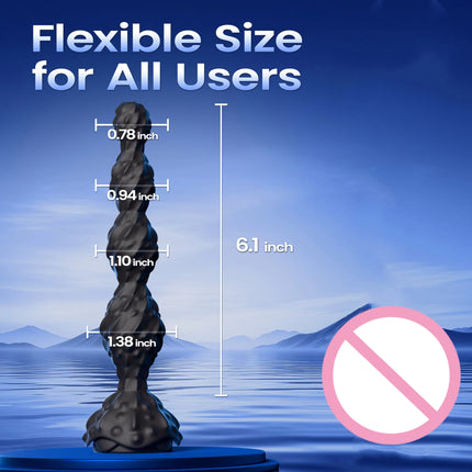 KUSHOR Anal Bead Vibrator Prostate Massager Remote Control Vibrating Butt Plug 7 Vibrating Modes Adults Sex Toys for Men Women