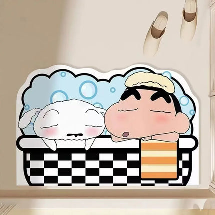30*40cm Shower Room Water Uptake Mat Quick Drying Fashionable and Exquisite Cartoon Anime Soft and Comfortable Anime Periphe