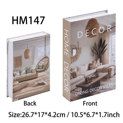 Morandi Decorative Book Open Luxury Fake Book Storage Box Home Decor Matisse Boho Bauhaus Coffee Table Shelf Interior Decoration