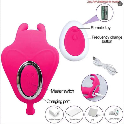 Remote Control Rabbit Vibrator Wearable Panties Dildo Vibration Massage Clit Stimulator Female Masturbation Sex Toy for Women