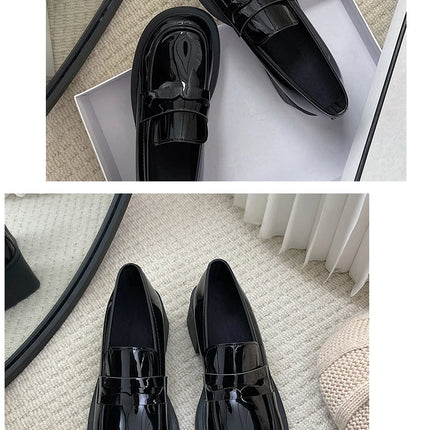 Bla Chunky Heel Mary Janes Women's oes Spring 2026 New High Heel Loers Retro Briti Sle Single oes Faionable Cas...