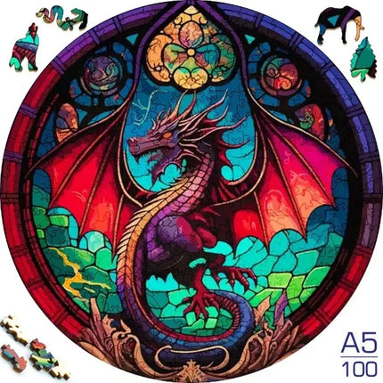 Sunflower Butterfly Jigsaw Wood Puzzle, Difficult To Play Irregular Animal Fragment Puzzle, for Adults Relieve Stress  Gift