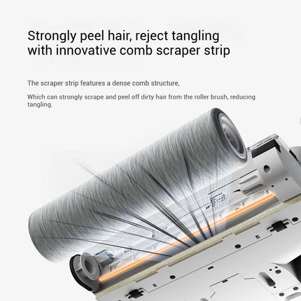 Xiaomi Mijia Cordless Wash Vacuum 2C, Electrolytic Water Sterilization, Anti-Tangle Brush for Pet Hair,Maternal-Infant Certified